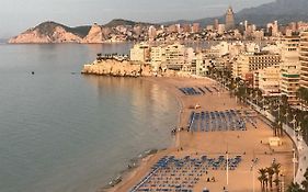 Benidorm 1ª línea playa Levante, garage, wifi, climatización